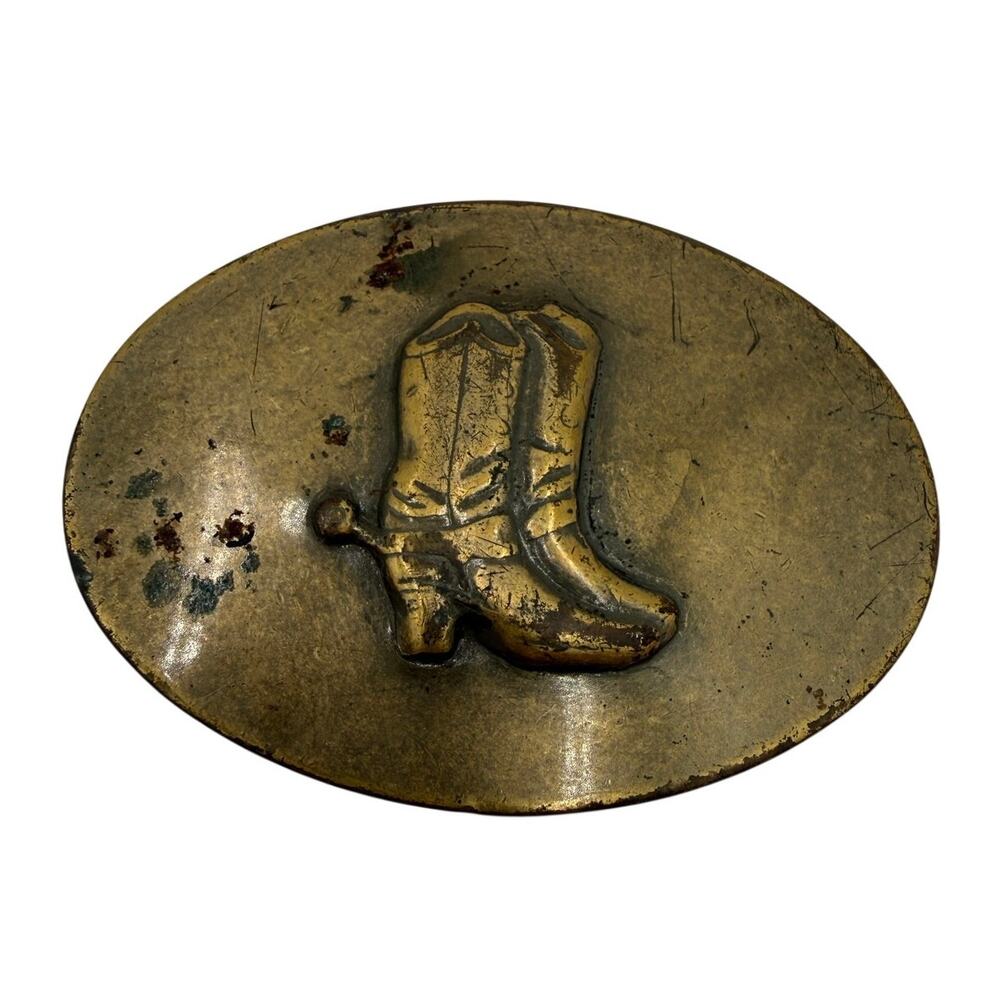 Vintage Brass Belt Buckle